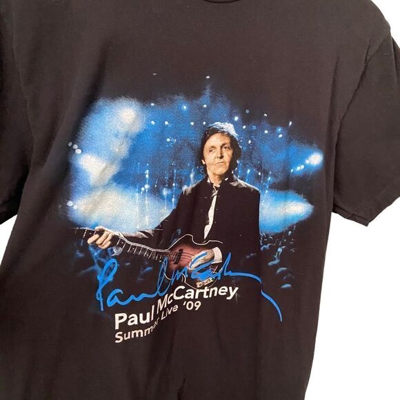 Paul McCartney Summer Live '09 Crewneck Tee in Size Medium - Picture 3 of 7